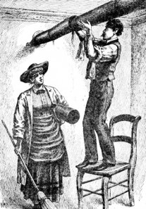 Putting Up a Stovepipe Putting Up a Stovepipe