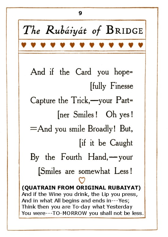 The Rubaiyat of Bridge
